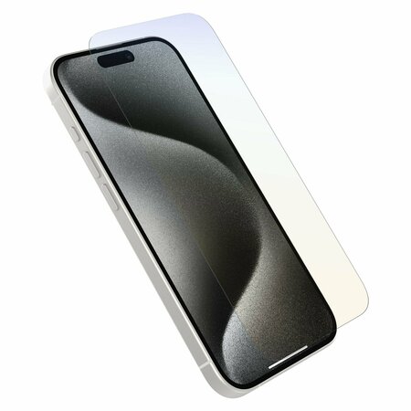 OTTERBOX Premium Pro Glass Antimicrobial Blue Light Screen Protector For Apple Iphone 15 Pro , Clear 77-93978